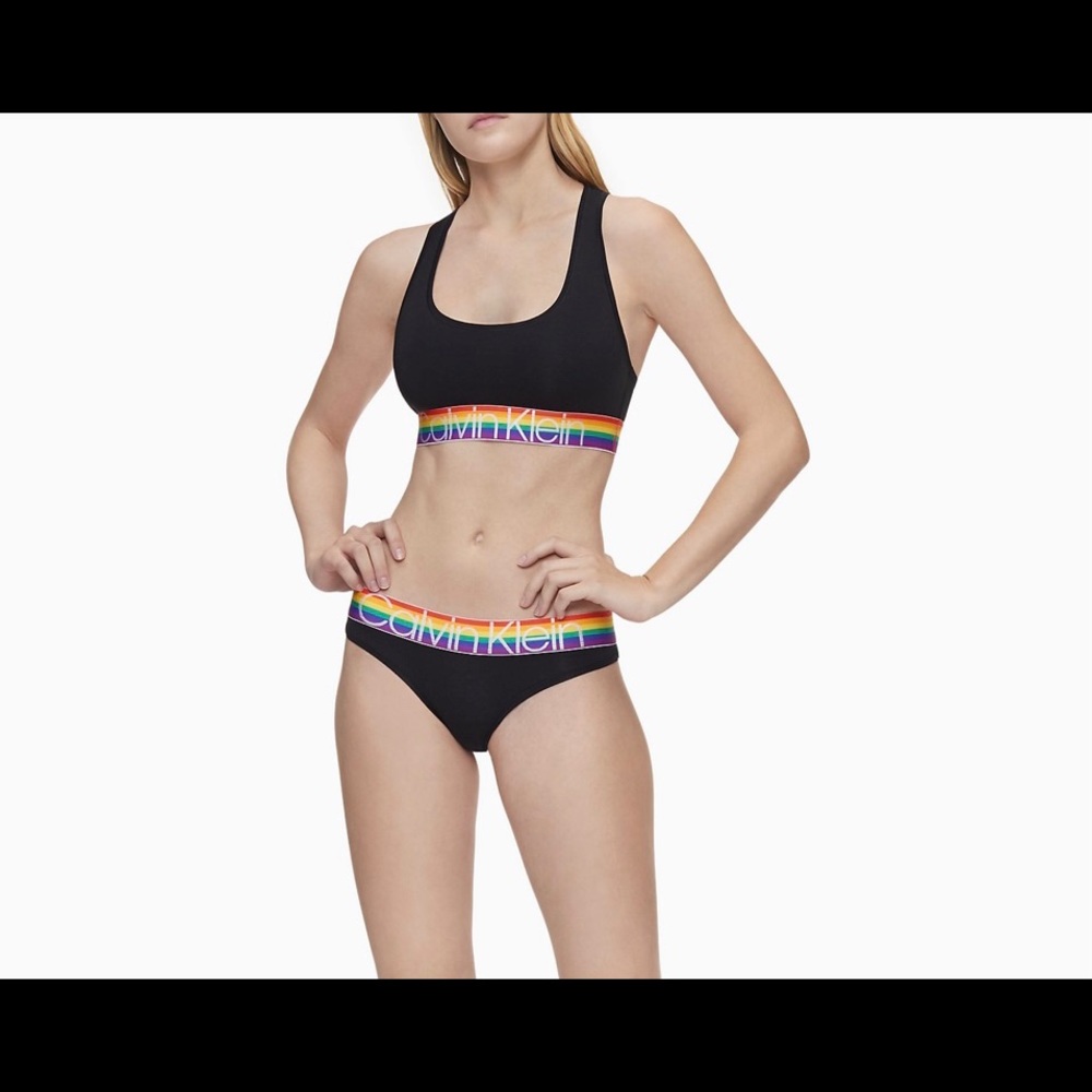 Calvin Klein Pride Bralette (Black)